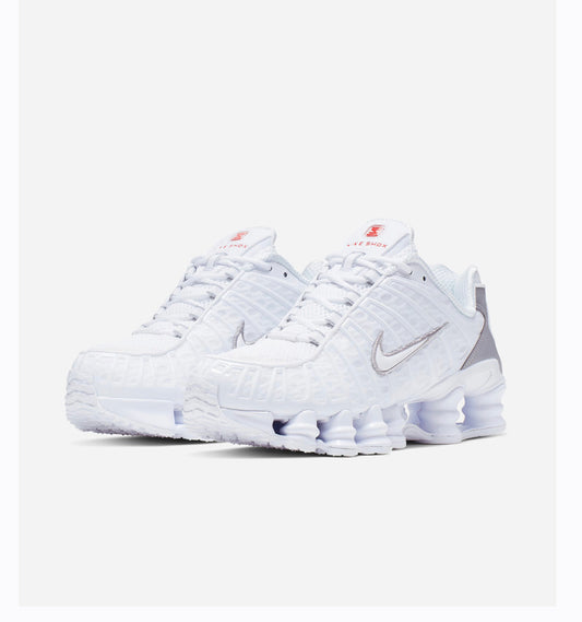 Nike Shox TL - White/Metallic Silver
